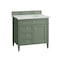 James Martin Vanities Brittany 36in Single Vanity, Smokey Celadon w/ 3 CM Ethereal Noctis Top 650-V36-SC-3ENC - alternate 4